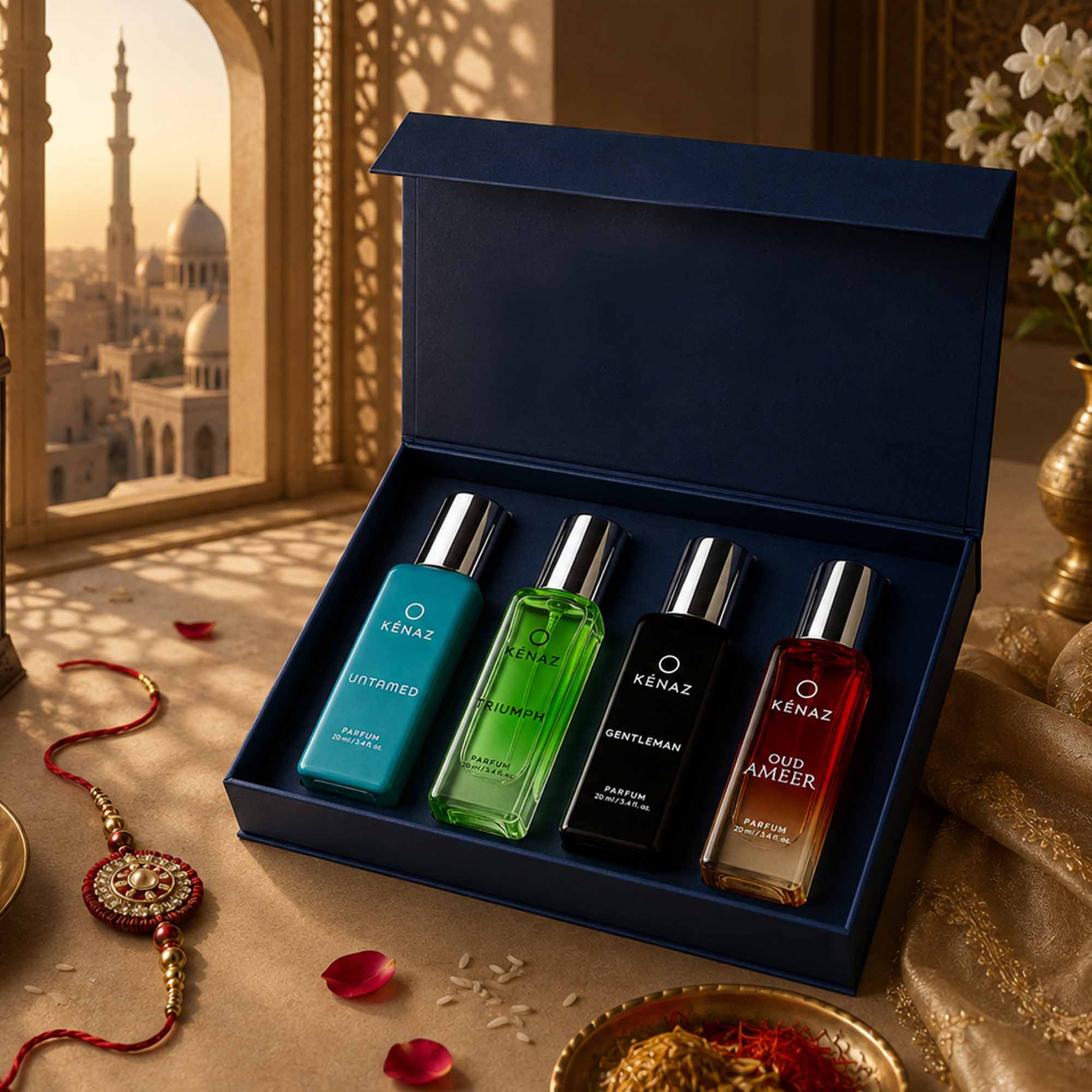 Rakhi Men Parfum Gift Set - 4 x 20ml
