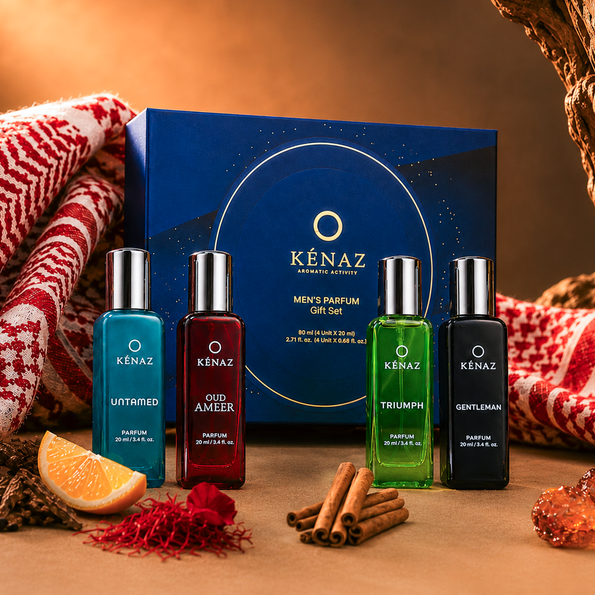 Men Parfum Gift Set - 4 x 20ml
