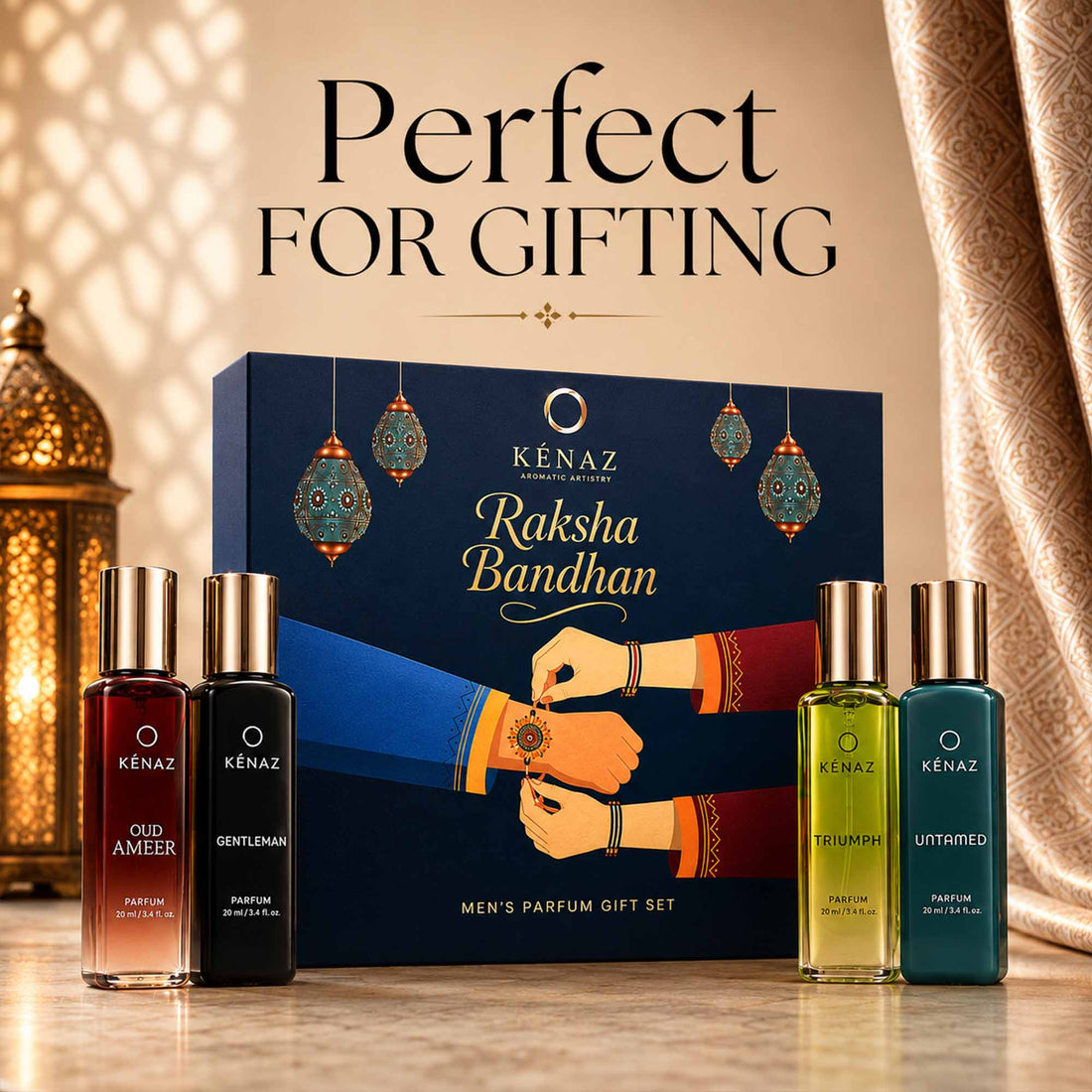 Rakhi Men Parfum Gift Set - 4 x 20ml