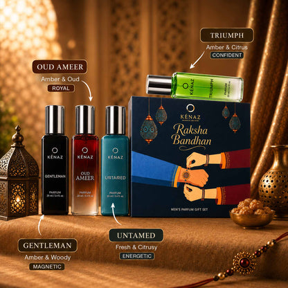 Rakhi Men Parfum Gift Set - 4 x 20ml